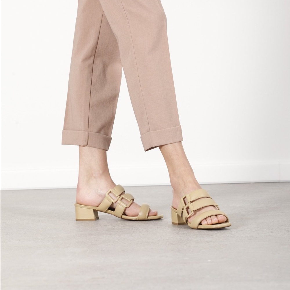 By Far Beige Strap Sandals size 41